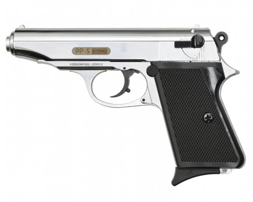Сигнальный пистолет PP-S KURS (Walther PP) кал. 5,5 мм под 10ТК, хром