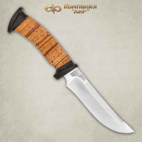 Нож Росомаха, сталь К340, береста