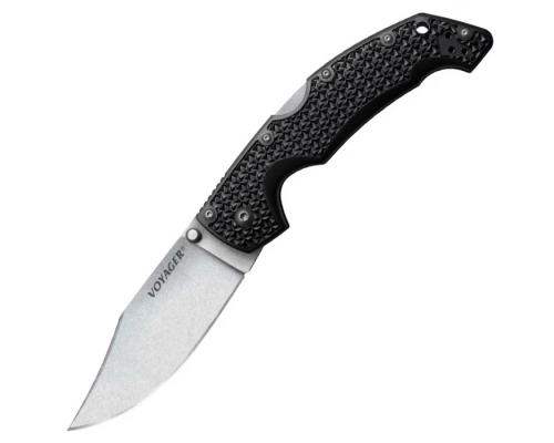 Нож COLD STEEL VOYAGER CLIP LARGE PLAIN EDGE